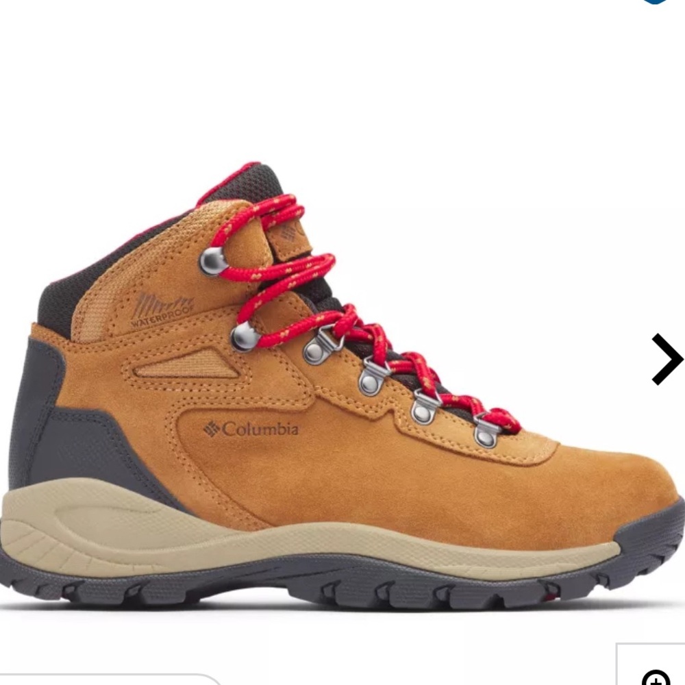 Columbia Hiking Boots - Elk & Mountain Red - Size 9 (Womens)